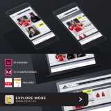 Modern Interface Shop Design Mockup | Mediadesign